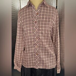 Prestige of Boston Vintage Patterned Shirt - Multicolor